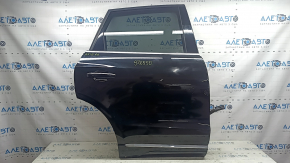 Rear right door assembly for Audi Q5 8R 09-17 keyless, black LY9T, chrome handle, bumpers