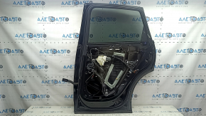 Rear right door assembly for Audi Q5 8R 09-17 keyless, black LY9T, chrome handle, bumpers