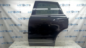 Rear left door assembly for Audi Q5 8R 09-17 keyless, black LY9T, chrome handle