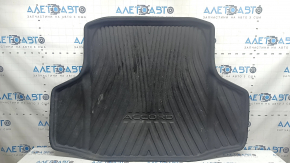 Black rubber trunk mat for Honda Accord 23-26