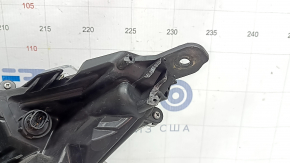Right front headlight for Toyota Rav4 19-21 LED, chrome, Japan-built, sand-painted, worn housing