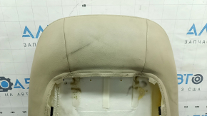 Audi Q5 8R 13-17 driver's seat back upholstery, beige leather, heated, dry-cleanable
