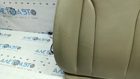 Audi Q5 8R 13-17 driver's seat back upholstery, beige leather, heated, dry-cleanable