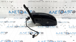 Left side mirror assembly for Audi Q5 8R 09-17, 15+2 pins, BSM, auto-dimming, auto-folding, turn signal, heated, backlit, black, scratches