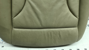 Right rear seat cushion for Audi Q5 8R 09-17, beige leather, dry-cleanable