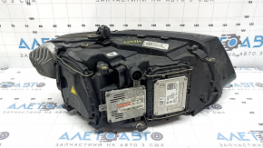 Front left headlight assembly Audi Q5 8R 13-17 rest, xenon, sand, yellowing LED