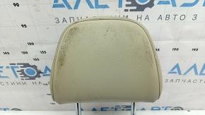 Front left headrest for Audi Q5 8R 09-17, leather, beige, dry-cleanable
