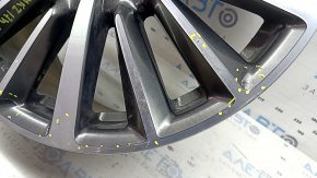 R18x8J Lincoln MKZ 17-20 light curb dent, corrosion