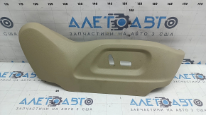 Audi Q5 8R 13-17 passenger seat control trim panel beige