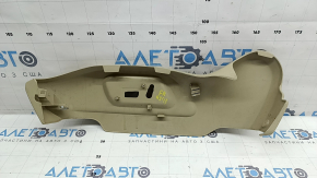 Audi Q5 8R 13-17 passenger seat control trim panel beige