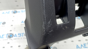 Black driver's knee pad for Toyota Rav4 19-23 (heated steering wheel, hybrid, scratches)