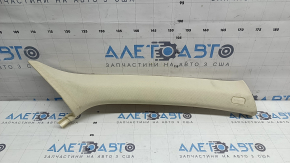 Right front pillar trim for Audi Q5 8R 09-17, beige, dry-cleanable