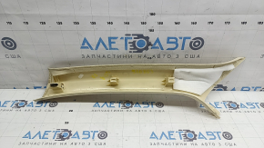 Right front pillar trim for Audi Q5 8R 09-17, beige, dry-cleanable