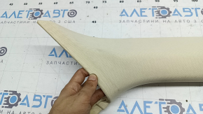 Right front pillar trim for Audi Q5 8R 09-17, beige, dry-cleanable