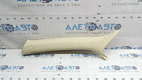 Left front pillar trim for Audi Q5 8R 09-17, beige, dry-cleanable