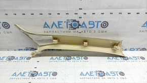 Left front pillar trim for Audi Q5 8R 09-17, beige, dry-cleanable