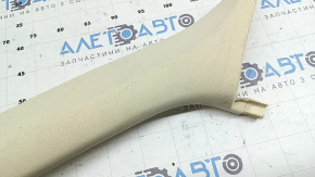 Left front pillar trim for Audi Q5 8R 09-17, beige, dry-cleanable
