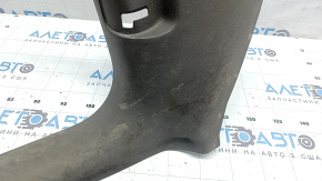 Inner door sill trim, front left, Audi Q5 8R 09-17, truffel beige, worn, dry-cleanable