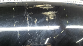 Bare hood for Audi Q5 8R 13-17 rest, aluminum, black LY9T, rubbed