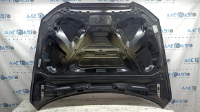 Bare hood for Audi Q5 8R 13-17 rest, aluminum, black LY9T, rubbed