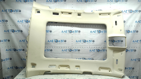 Audi Q5 8R 09-17 beige headlining, ready for panoramic view, needs cleaning, torn