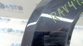 Rear left fender arch trim for Toyota Rav4 19-25, gloss black, on the door, scratches