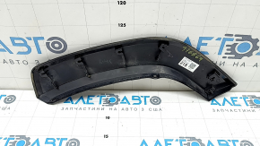 Rear right fender arch trim for Toyota Rav4 19-25, gloss black, on the door, scratches