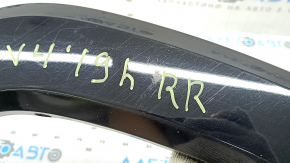 Rear right fender arch trim for Toyota Rav4 19-25, gloss black, on the door, scratches