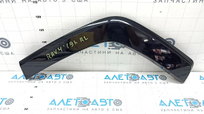 Rear left fender arch trim for Toyota Rav4 19-25, gloss black, on the body, scratches