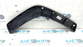 Rear left fender arch trim for Toyota Rav4 19-25, gloss black, on the body, scratches