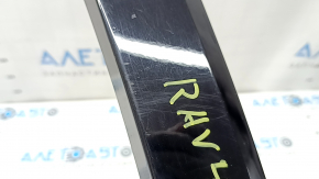 Rear left fender arch trim for Toyota Rav4 19-25, gloss black, on the body, scratches