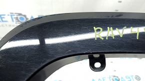 Rear right fender arch trim for Toyota Rav4 19-25, gloss black, on the body, scratches