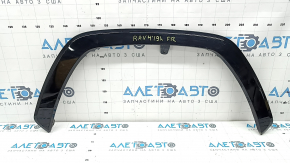 Front right fender arch trim for Toyota Rav4 19-25, gloss black, scratches, broken mount
