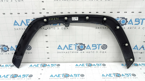 Front right fender arch trim for Toyota Rav4 19-25, gloss black, scratches, broken mount