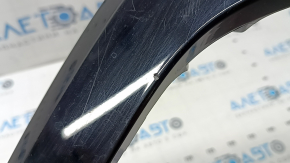 Front right fender arch trim for Toyota Rav4 19-25, gloss black, scratches, broken mount
