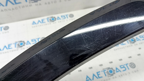 Front right fender arch trim for Toyota Rav4 19-25, gloss black, scratches, broken mount