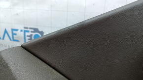 Door trim panel, rear right, complete, Audi Q5 8R 09-17, truffel beige, with beige leather insert, leather armrest, glossy wood molding, Premium Plus, Bang & Olufsen, scratches, dent