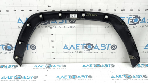 Front left fender arch trim for Toyota Rav4 19-25, gloss black, scratches, broken mount