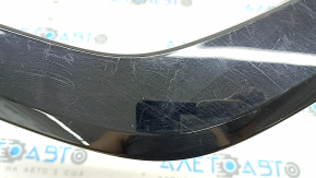 Front left fender arch trim for Toyota Rav4 19-25, gloss black, scratches, broken mount