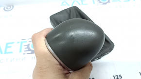 Automatic transmission knob for Audi Q5 8R 09-17, truffel beige leather, scratches