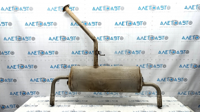 Rear muffler with barrel for Toyota Rav4 19-25 hybrid, Japan built, rusty