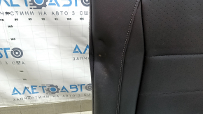 Rear seat backrest, 3rd row, VW Tiguan 18-21, black leather, perforated, with frame, dent, scratches on plastic