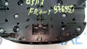 Audi Q5 8R 09-17 center console control with coin compartment, scratches, coating peeling off the knob