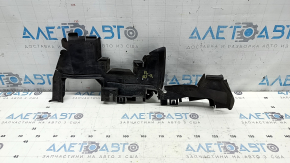 Left radiator deflector for Audi Q5 8R 13-17 2.0T, hybrid, tear