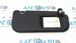 Right visor for Toyota Rav4 19-25, black, illuminated, no hook, scratches, dented