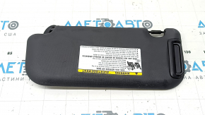 Right visor for Toyota Rav4 19-25, black, illuminated, no hook, scratches, dented