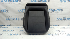 Driver's seat cushion upholstery for VW Tiguan 18-19, black leather, perforated, heated