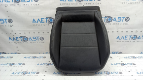 VW Tiguan 18-19 passenger seat cushion upholstery, black leather, perforated, heated