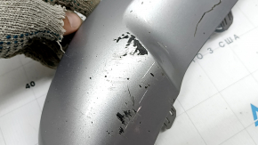 Toyota Rav4 19-24 front bumper trim, silver, scratches, cracks