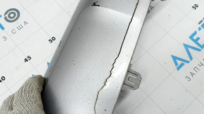 Toyota Rav4 19-24 front bumper trim, silver, scratches, cracks